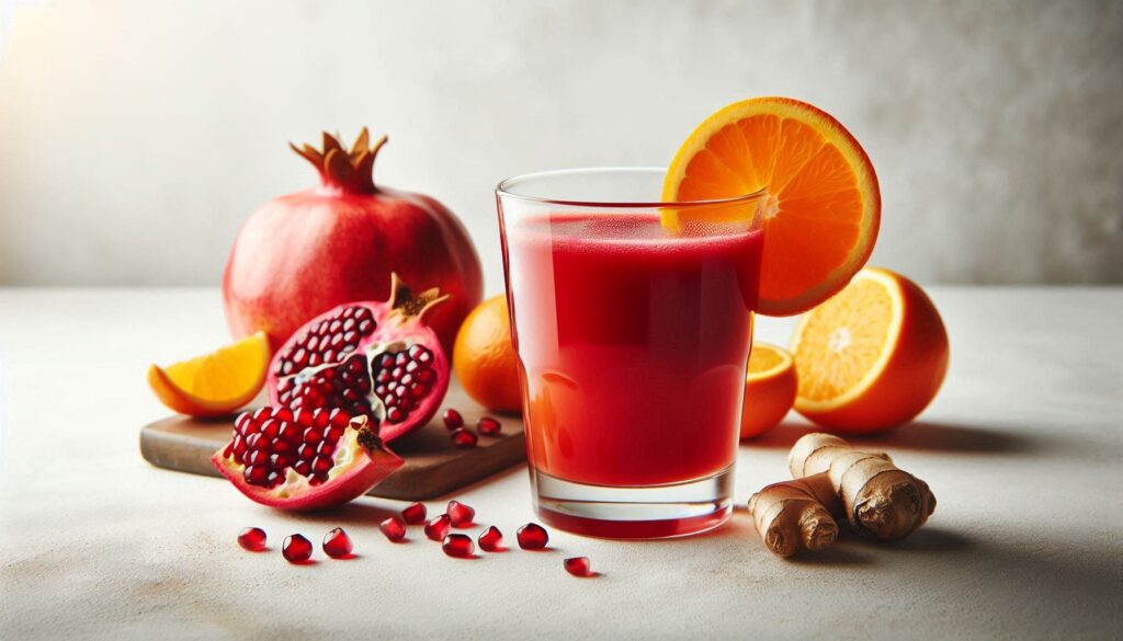 Pomegranate & Orange Juice Recipe for weightloss