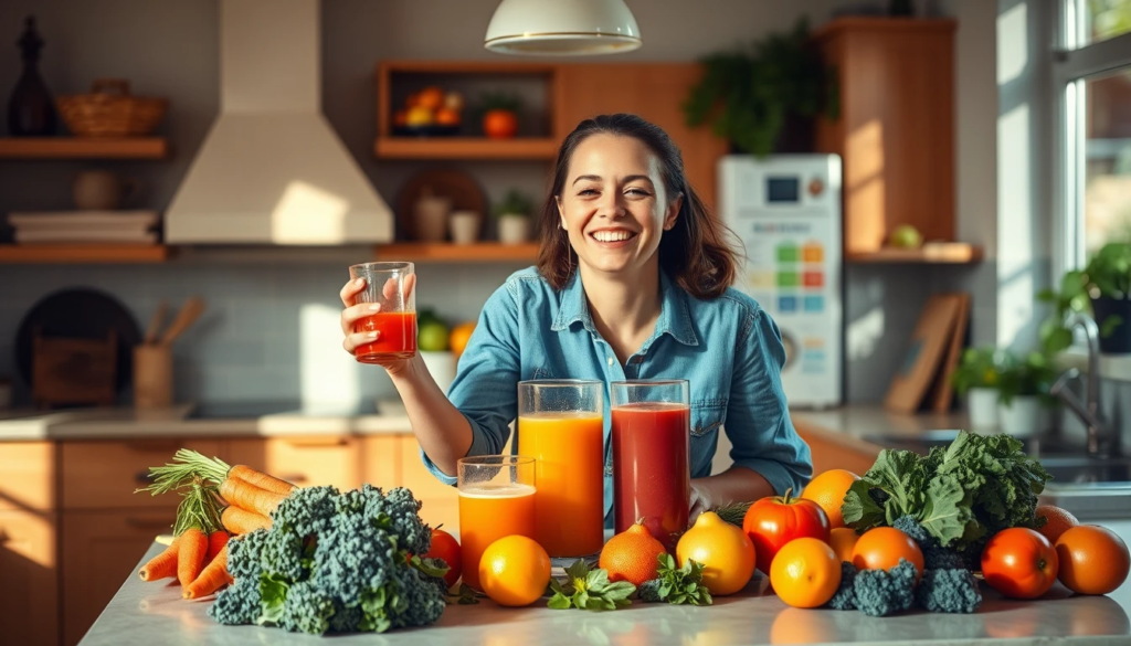 Juices as A Joyful Lifestyle of Women 